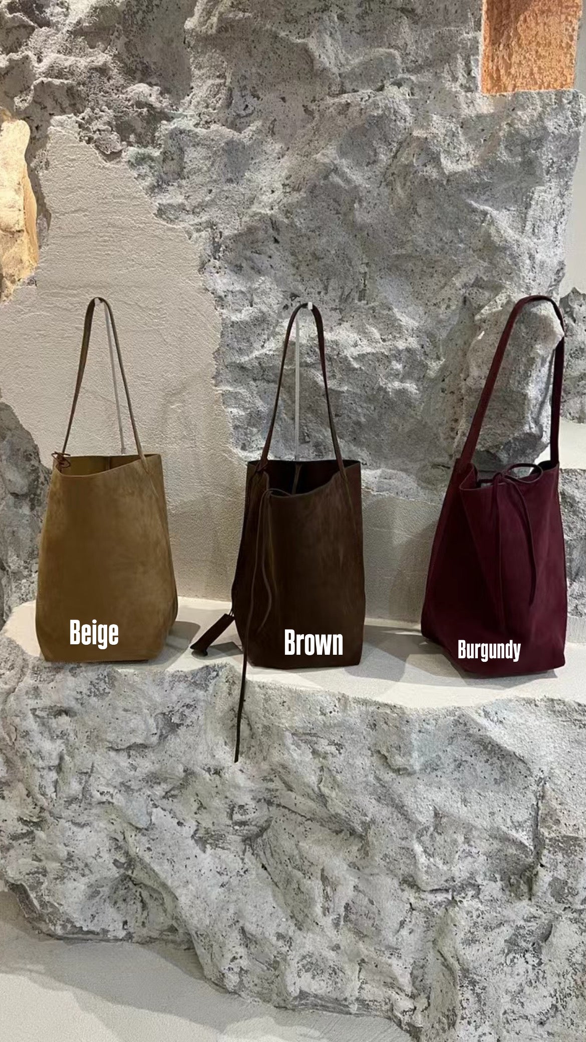 3PO|  BAG006  leather bucket bag