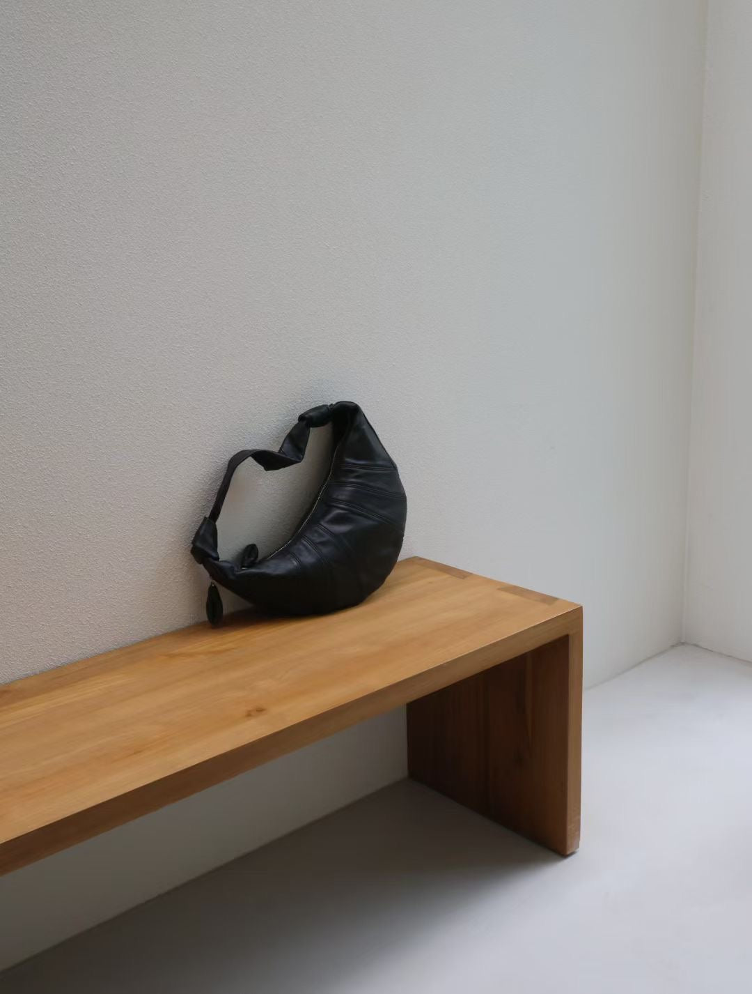8PO｜BAG009 真皮牛角包 （短帶）