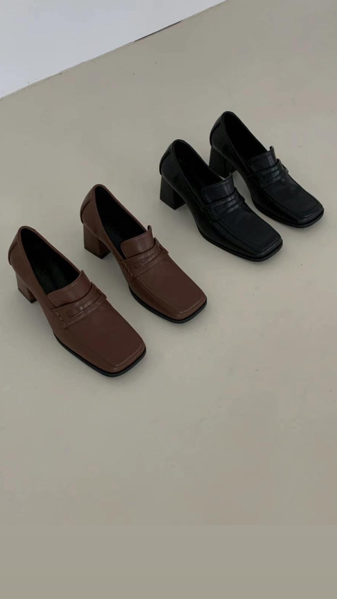 8PO  Square toe pumps(6cm)|  SH0022
