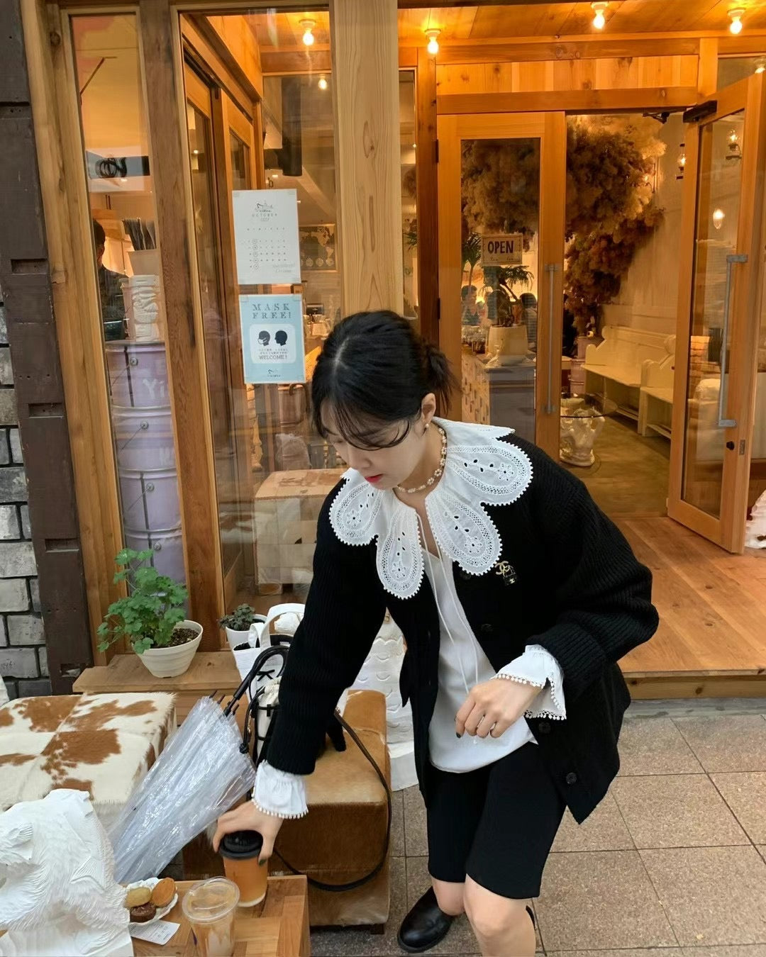 12PO 熱賣復活上架| 1224149 Lace Collar blouses