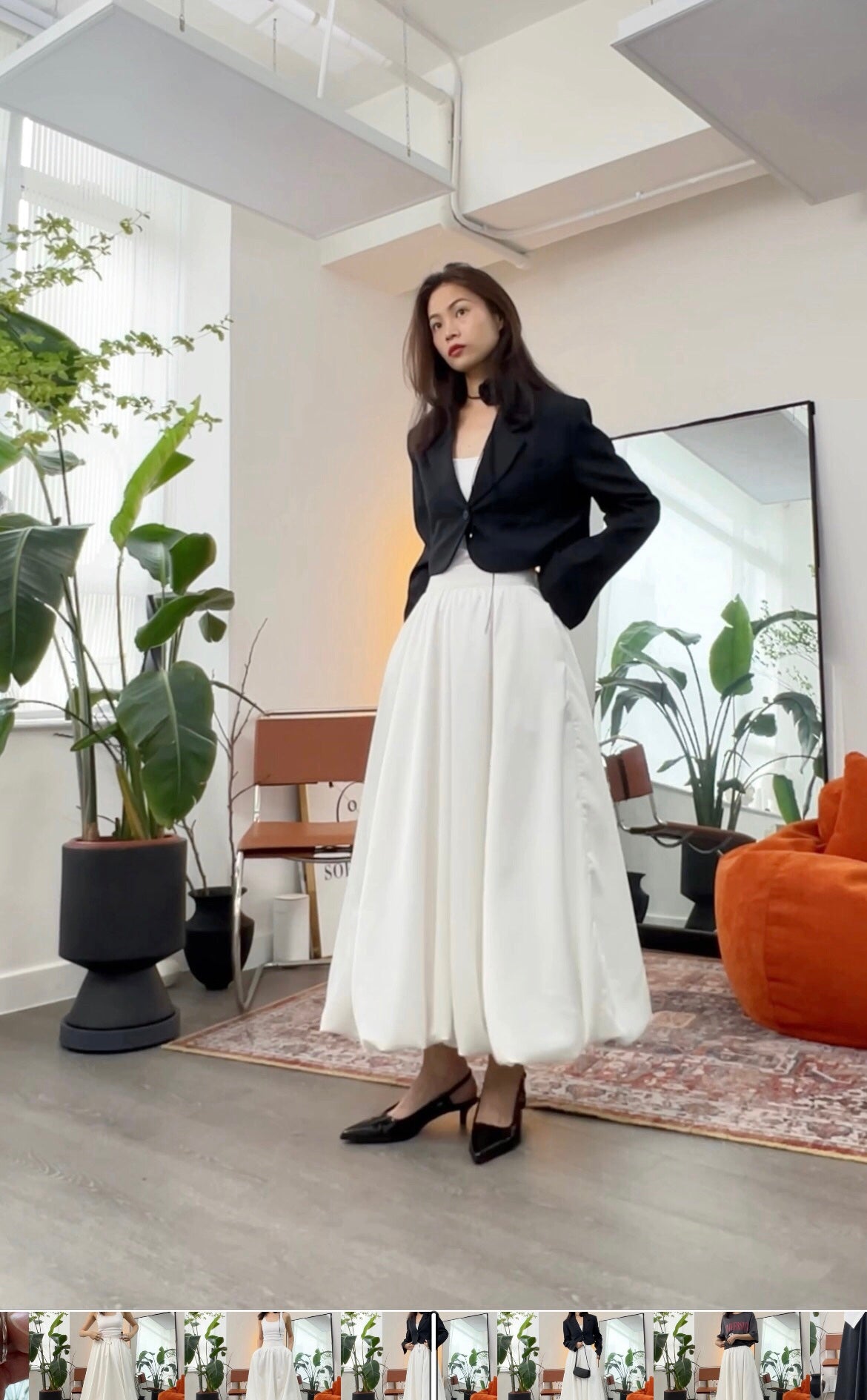 復活款| 歐美流行 4PO Balloon skirt
