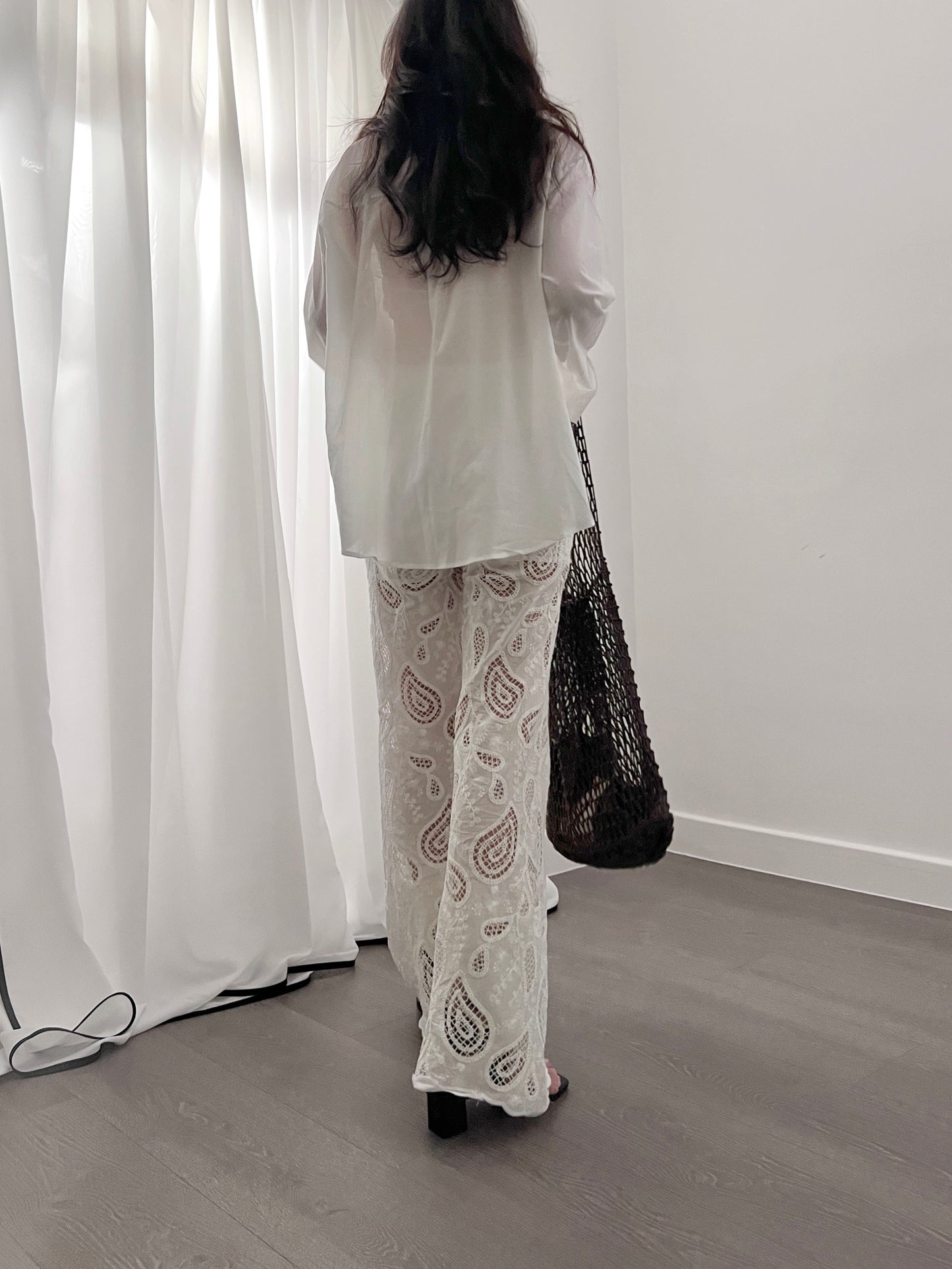 6PO 自留款 ｜06250127   Paisley lace pants