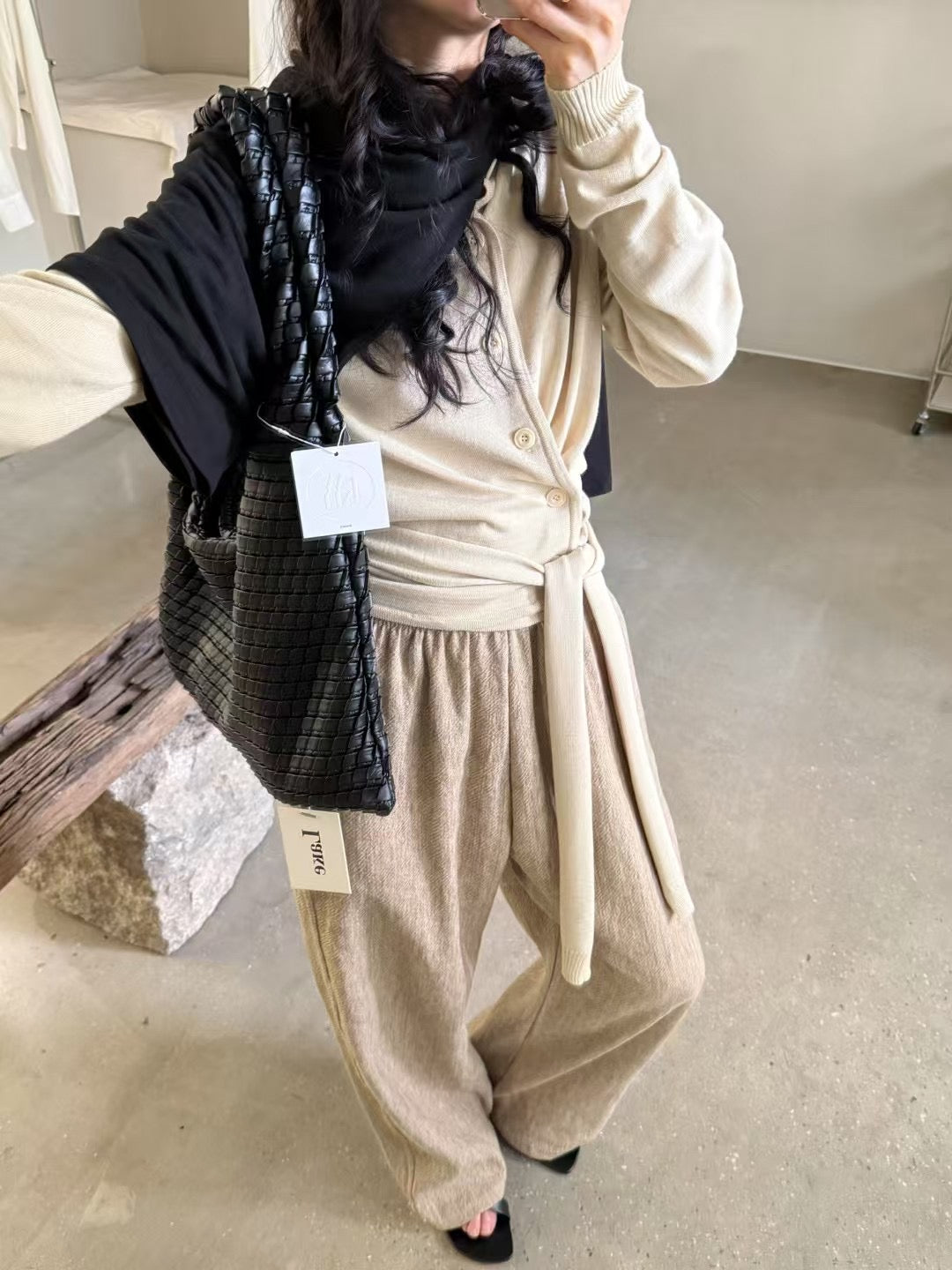 2PO 自留 |  0225023 綁帶cardigan