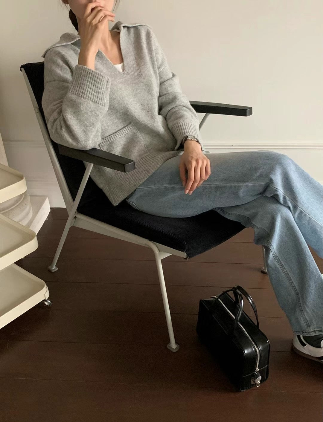 Sold out 1月PO No.18 高質系列| Khaite style Classy V neck Sweater