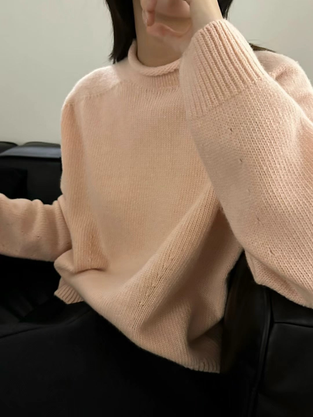 11月PO 顏色好靚自留｜ 1124123 小卷領無縫冷衫