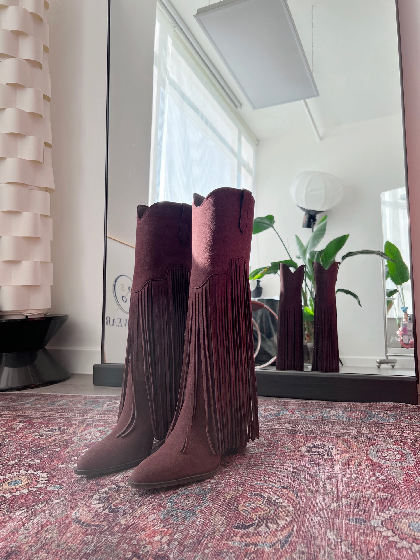 8PO | SH0061 流蘇長boots (8cm）