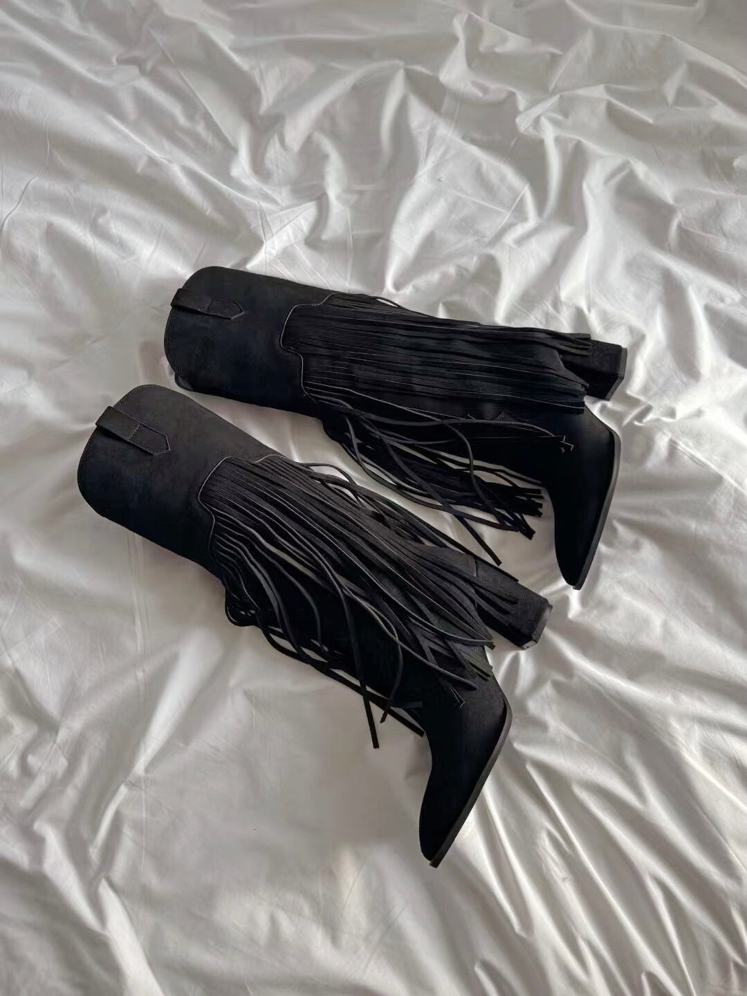 8PO | SH0061 流蘇長boots (8cm）