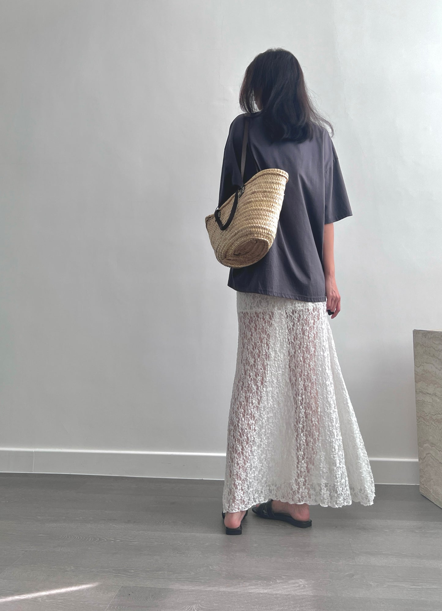 7PO 自留款| No.11 Selena lace maxi skirt