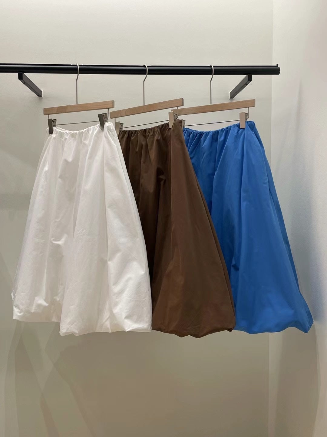 2PO 流行款|  0225026 Balloon midi skirt