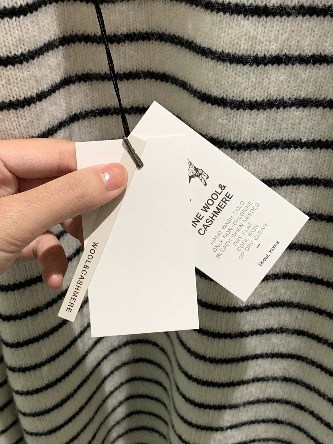 Sold out ✖️9月PO No.3 Merino Wool +Cashmere sweater