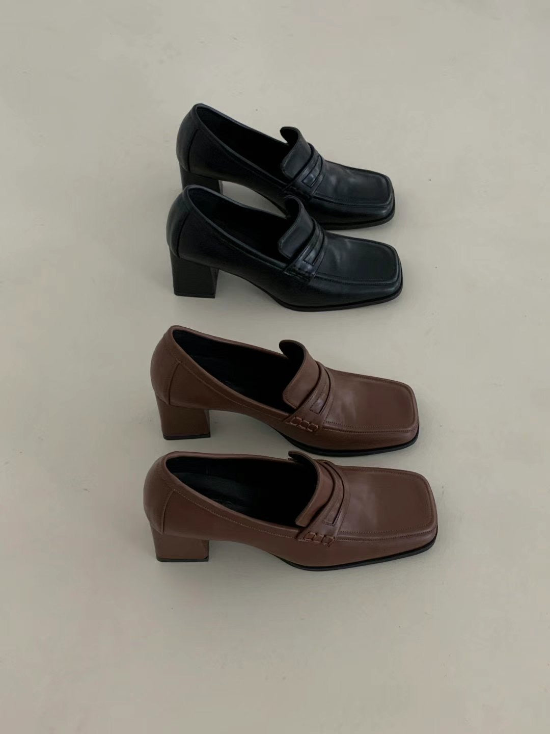 8PO  Square toe pumps(6cm)|  SH0022