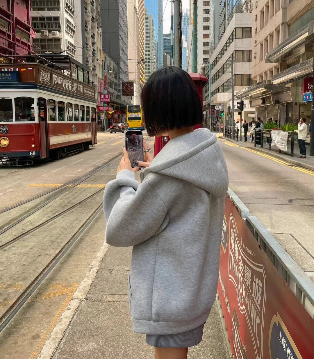 4PO ｜0425063 自留款/雙拉鏈挺身 Boyfriend Hoodie