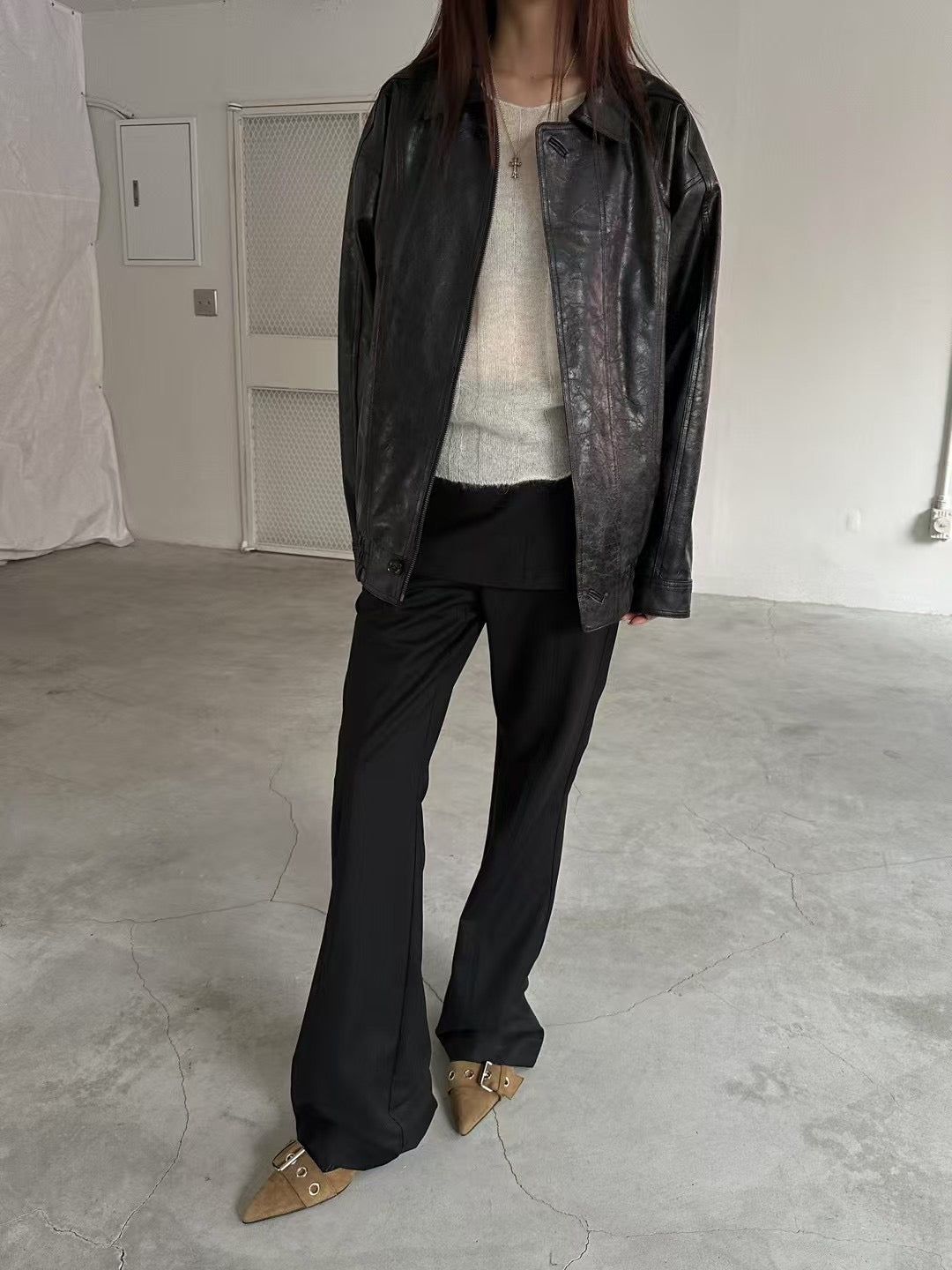 2PO 推介款|  0225029 Faux leather jacket