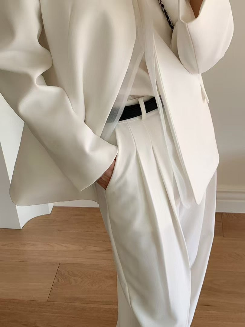 3 PO Hot pick｜0325031 Sheer Trim jacket set