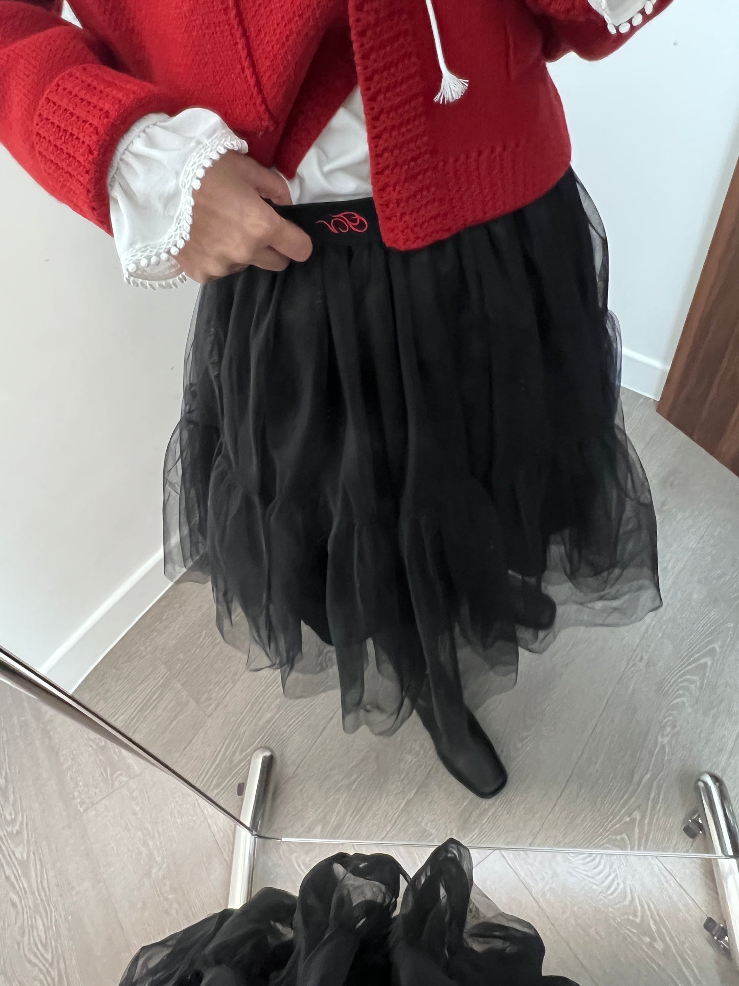 2PO 自留款|  0225016 TuTu midi skirt