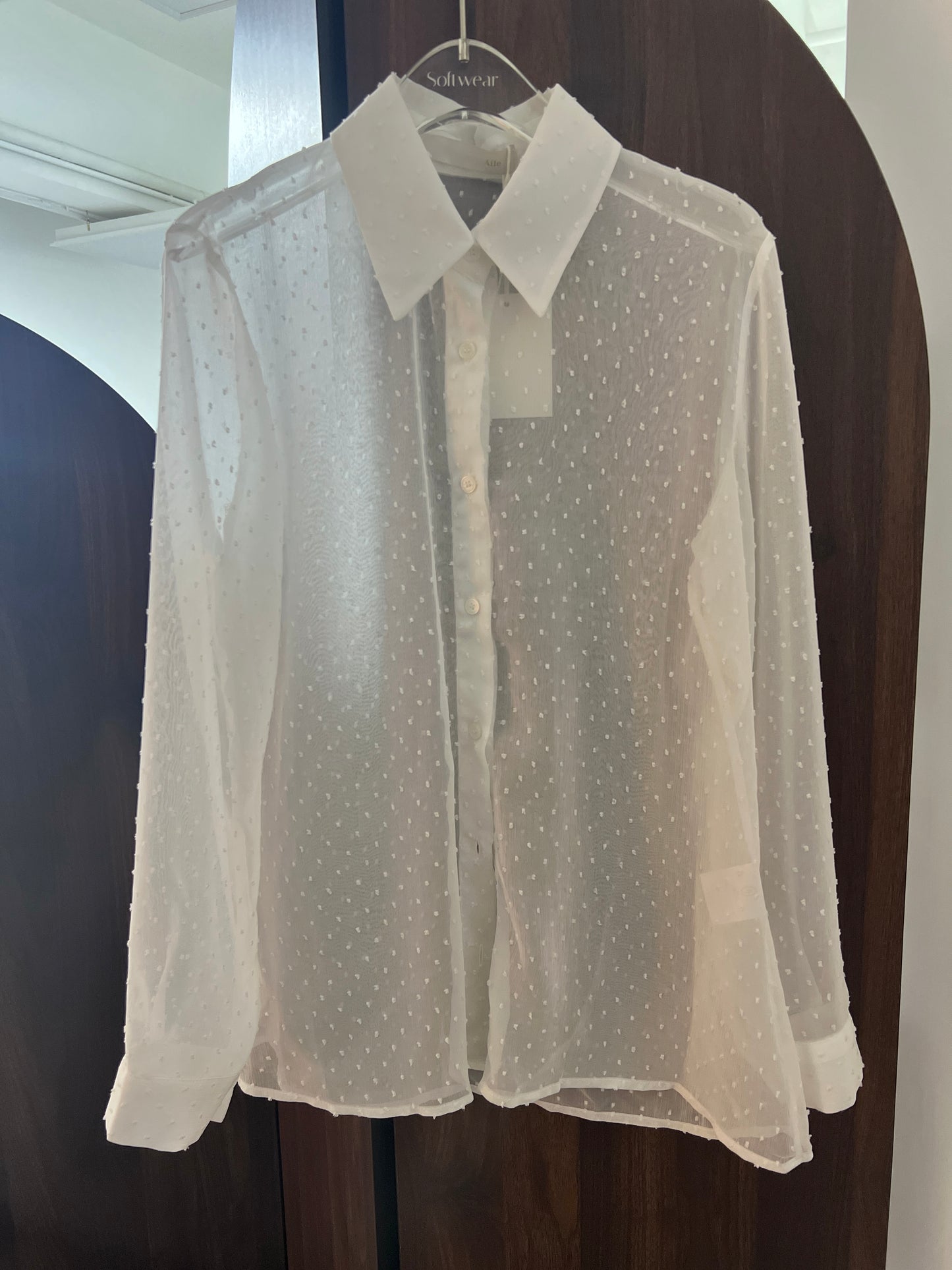 Sold out 24 Spring Calssy See through shirt ( with tie)