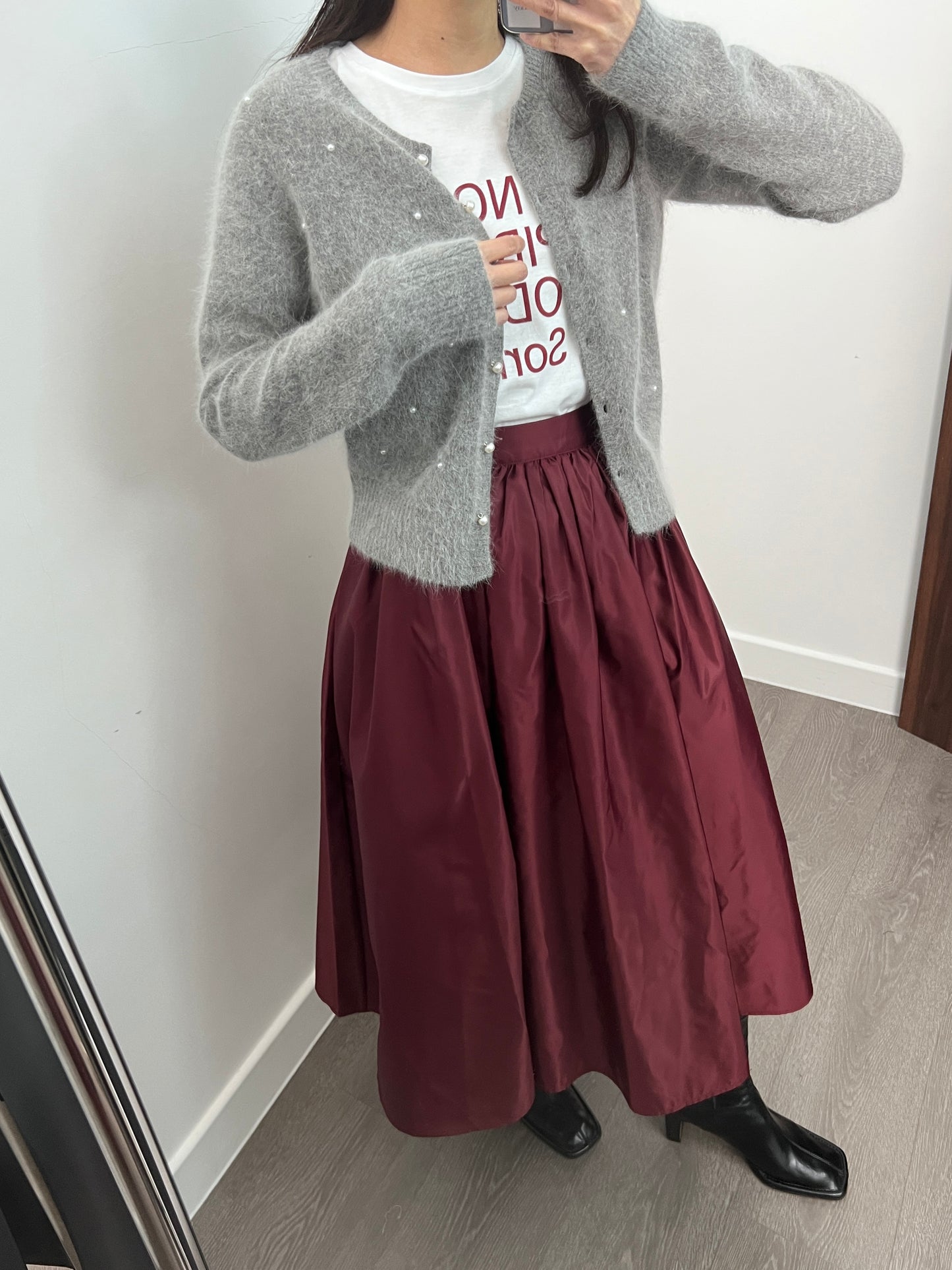 2PO 自留款|  0225017 Audrey midi skirt