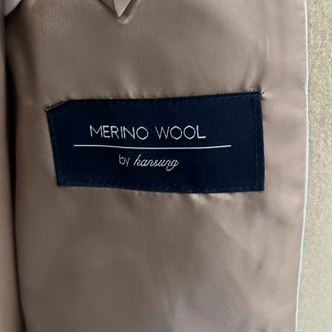 11月PO 24FW流行｜ 1124126 Double breasted Merino wool coat