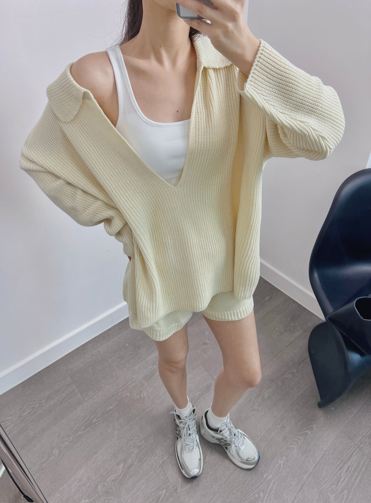 3 PO Hot pick｜0325033 effortlessly chic knit set