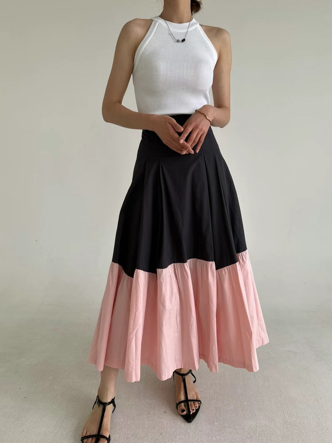 Sold out SoftAttire| 6PO No.9 Cora midi skirt