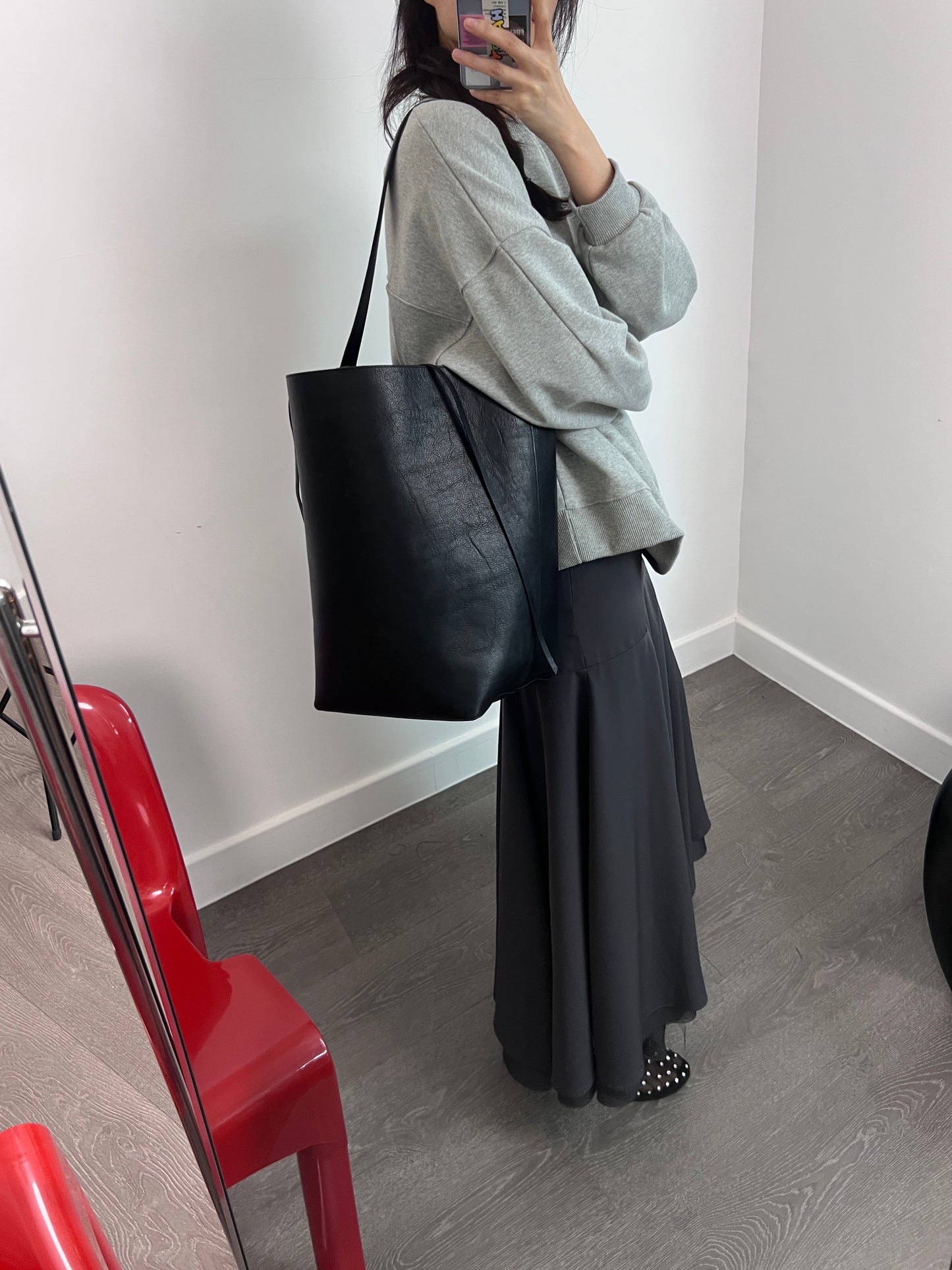 3PO|  BAG006  leather bucket bag