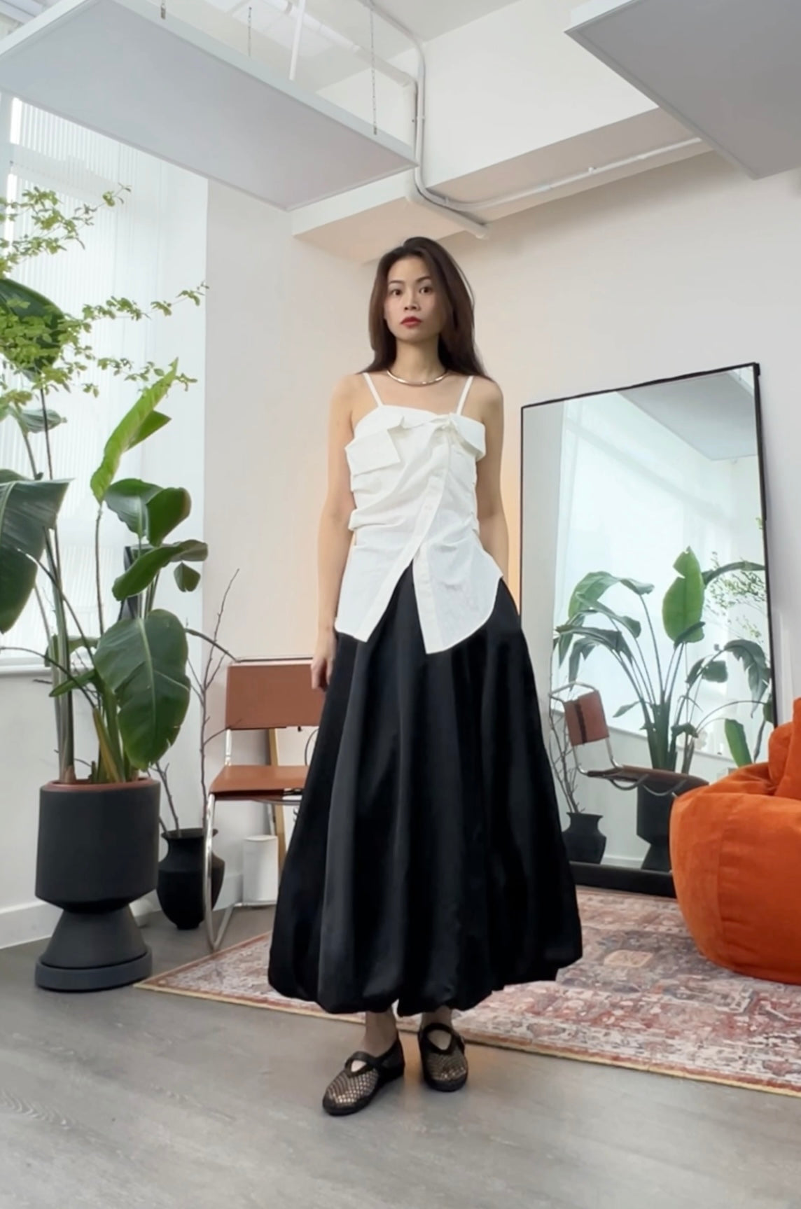復活款| 歐美流行 4PO Balloon skirt