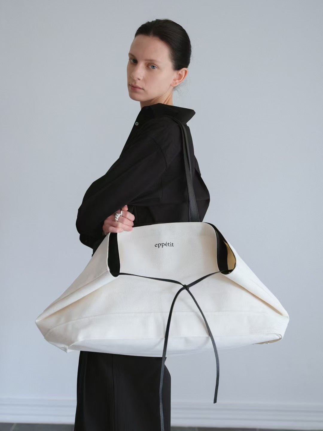 4 PO｜BAG008   Sailboat oversized tote bag