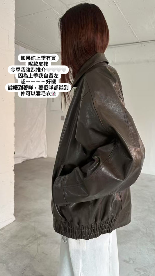 2PO 推介款|  0225029 Faux leather jacket