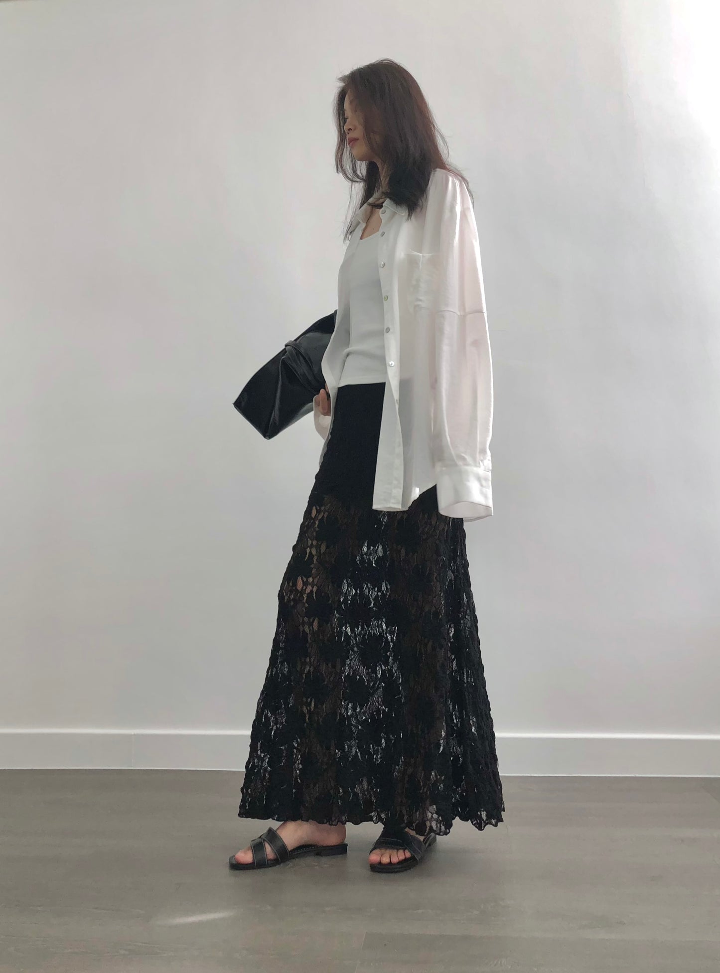 7PO 自留款| No.11 Selena lace maxi skirt