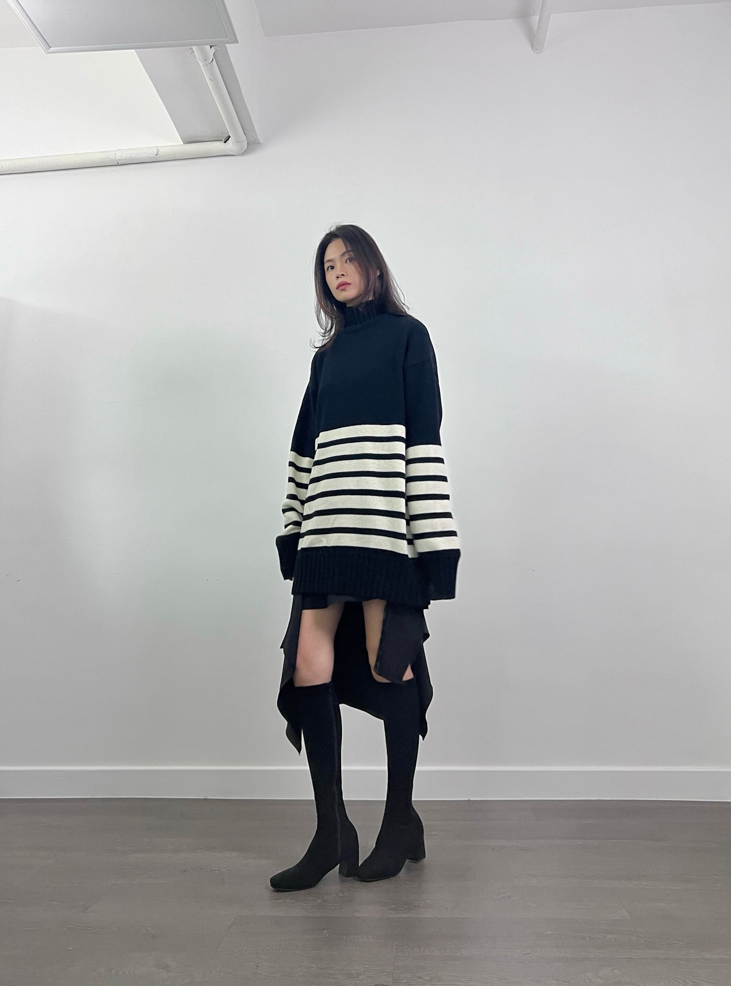 12PO | 1224134 Oversized Knit dress