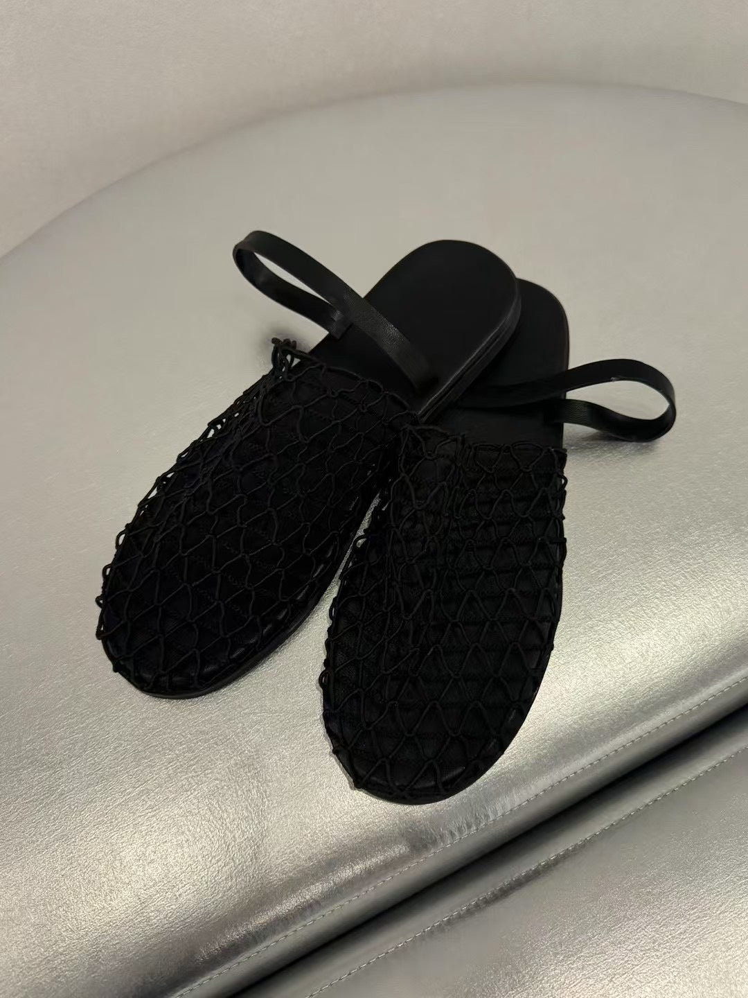 4PO | SH0042 Minimal style Mesh mules