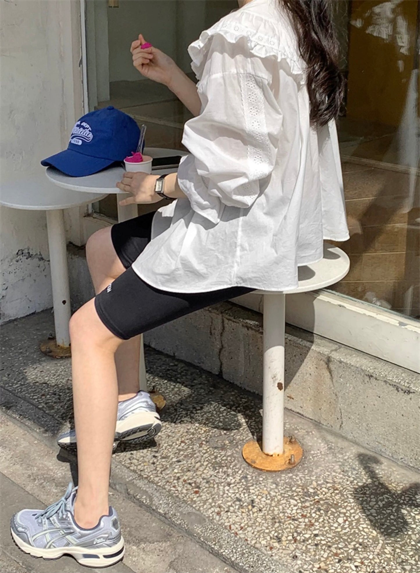 PreAW 孔孝真style ｜0824AW06 Ruffled blouse