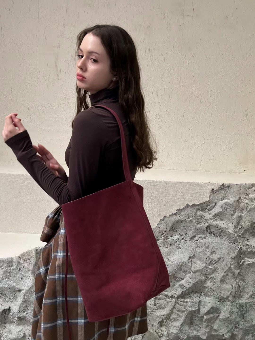 3PO|  BAG006  leather bucket bag