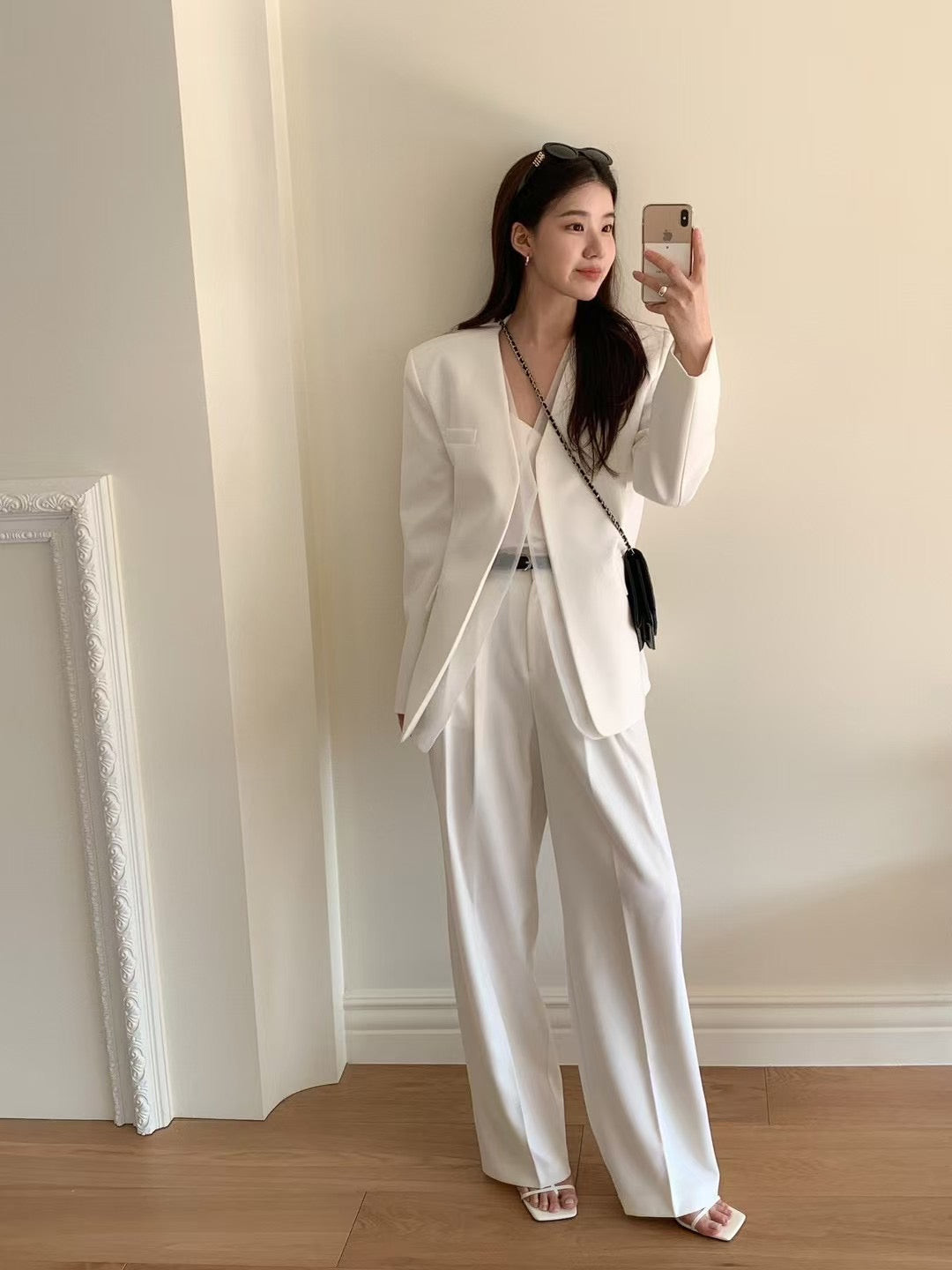3 PO Hot pick｜0325031 Sheer Trim jacket set