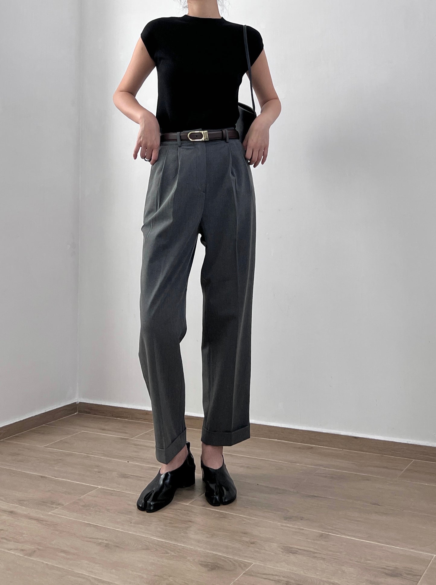 Sold out ✖️立秋PO No.12 Cuffed trousers