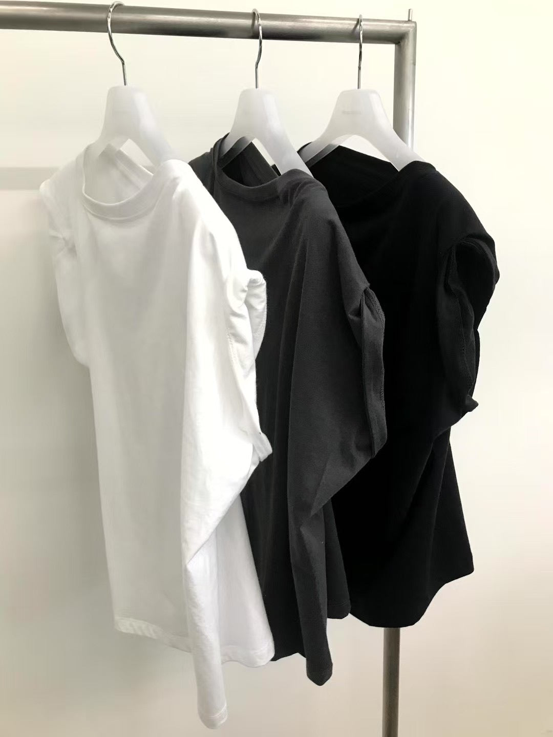5PO |0525077 自留 / 不規則版型修腰Tee
