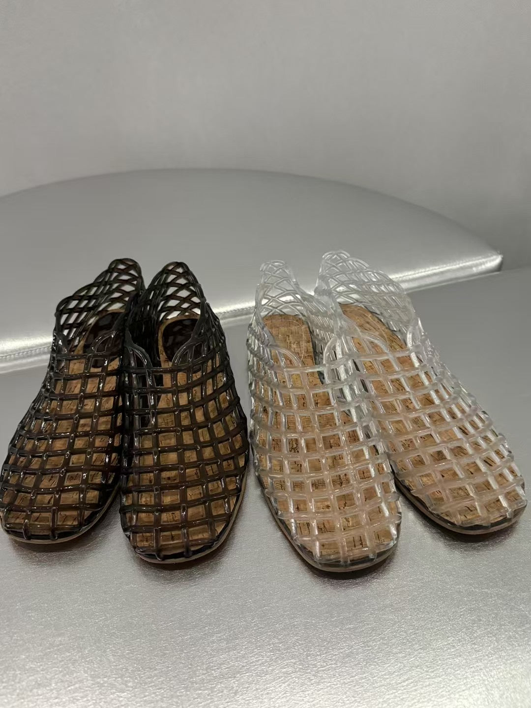 4PO | SH0043 Shoes Trend ✨Jelly flats