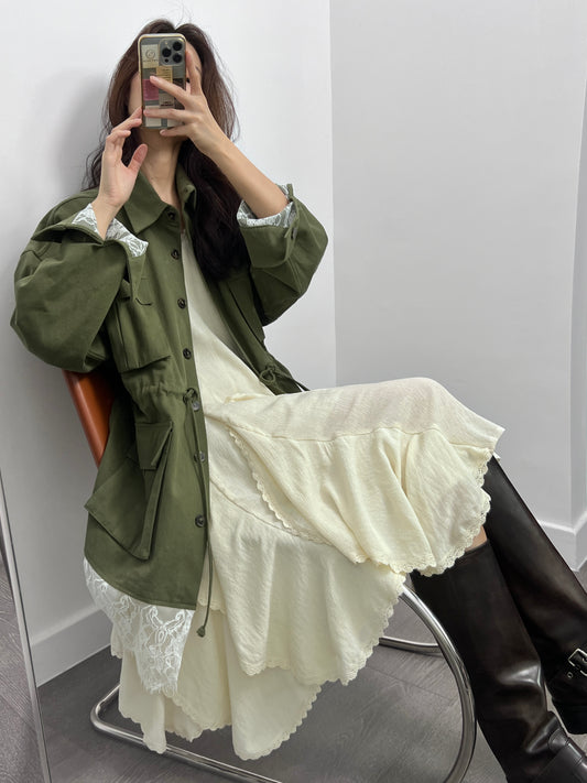 11 PO 大熱流行款| 1124101 Ruffled dress