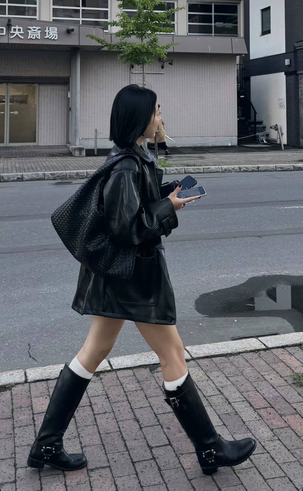 10 PO | 1024076自留 Parka款Faux 皮褸