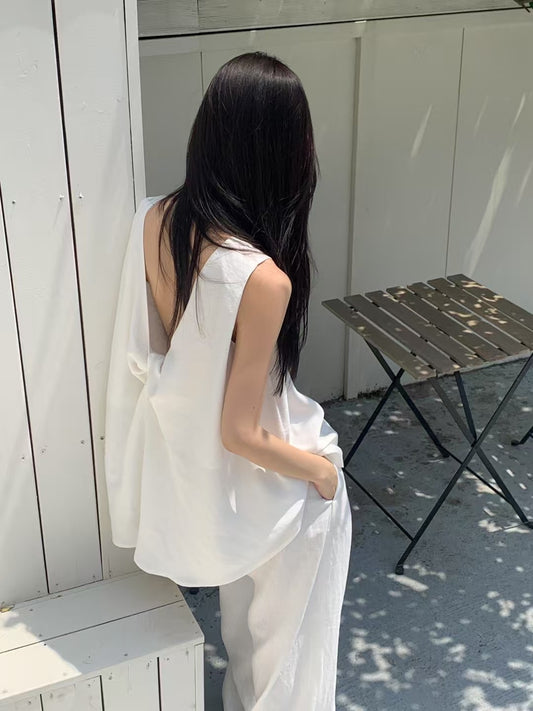 6PO 復活款 ｜06250109  大露背Twist blouse