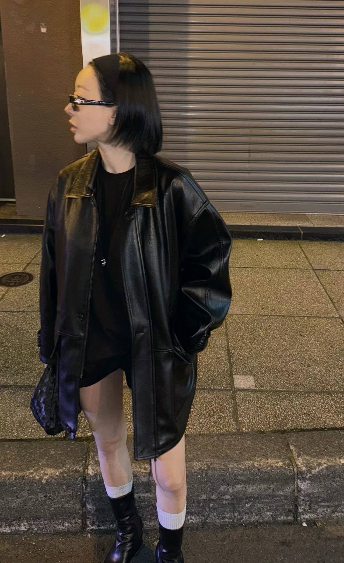 10 PO | 1024076自留 Parka款Faux 皮褸