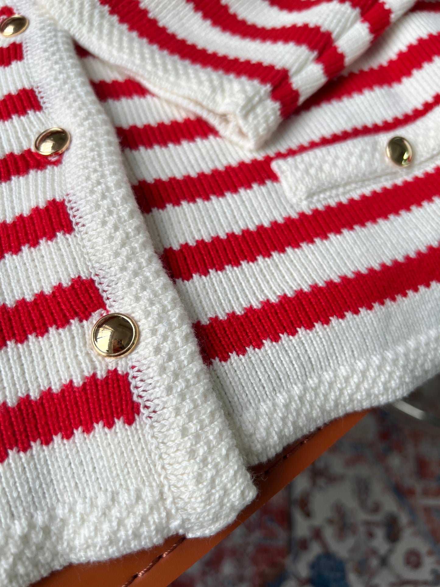 Sold out 24 Spring 棉質條子Cardigan