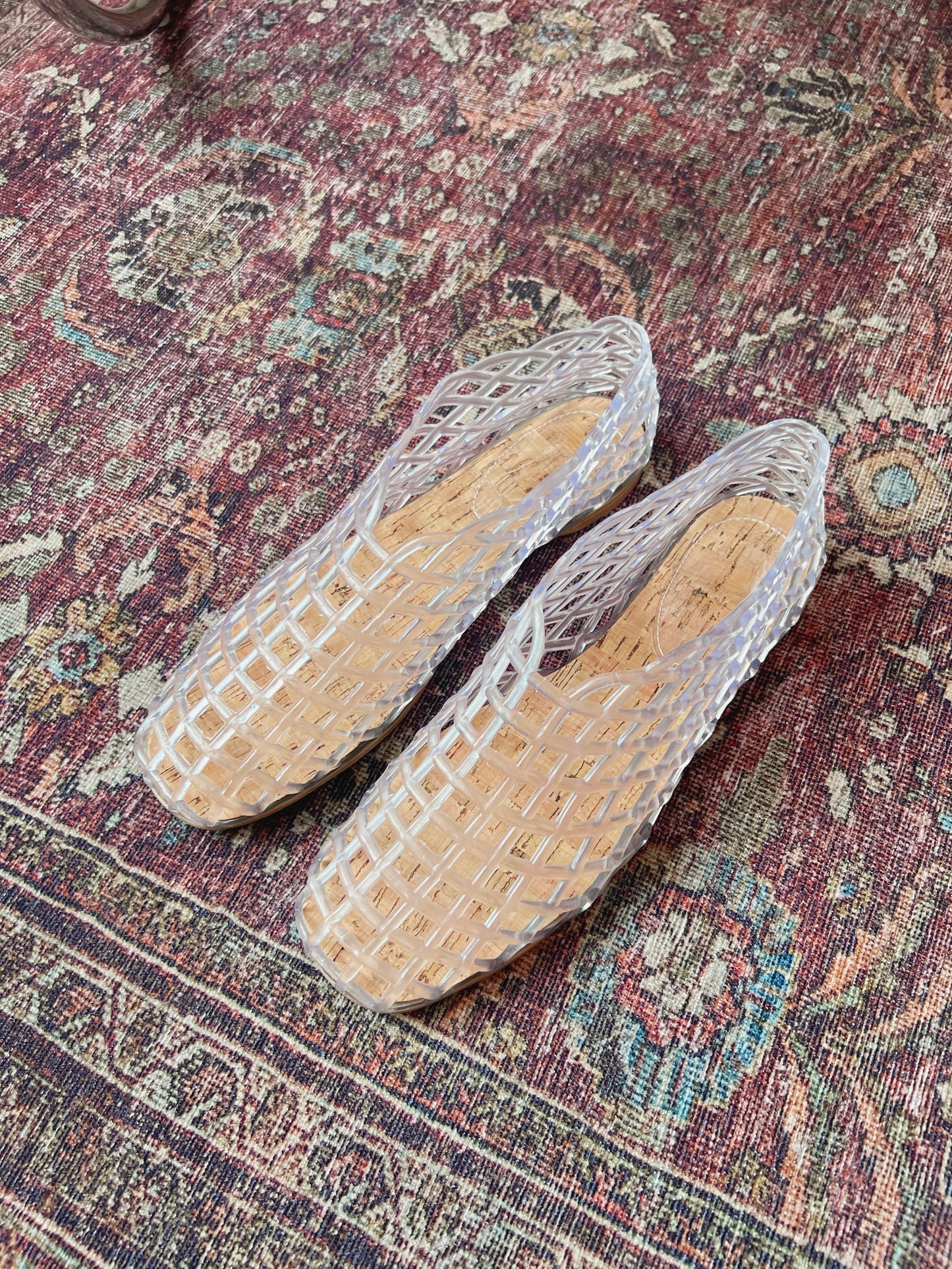 4PO | SH0043 Shoes Trend ✨Jelly flats