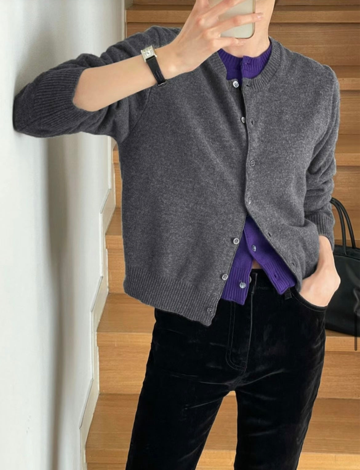 12PO 自留2色 | 1224133 靚色Cardigan