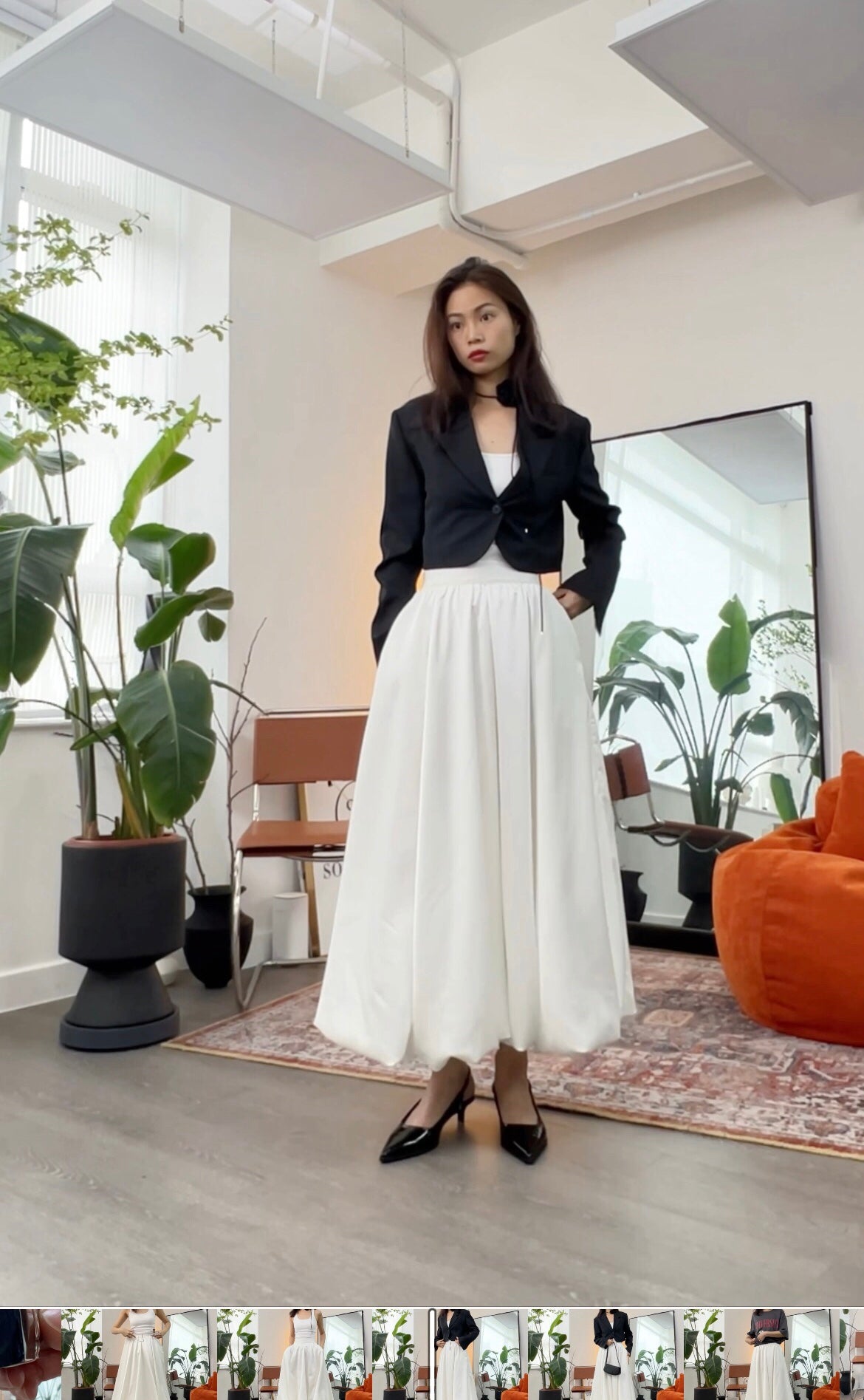 復活款| 歐美流行 4PO Balloon skirt