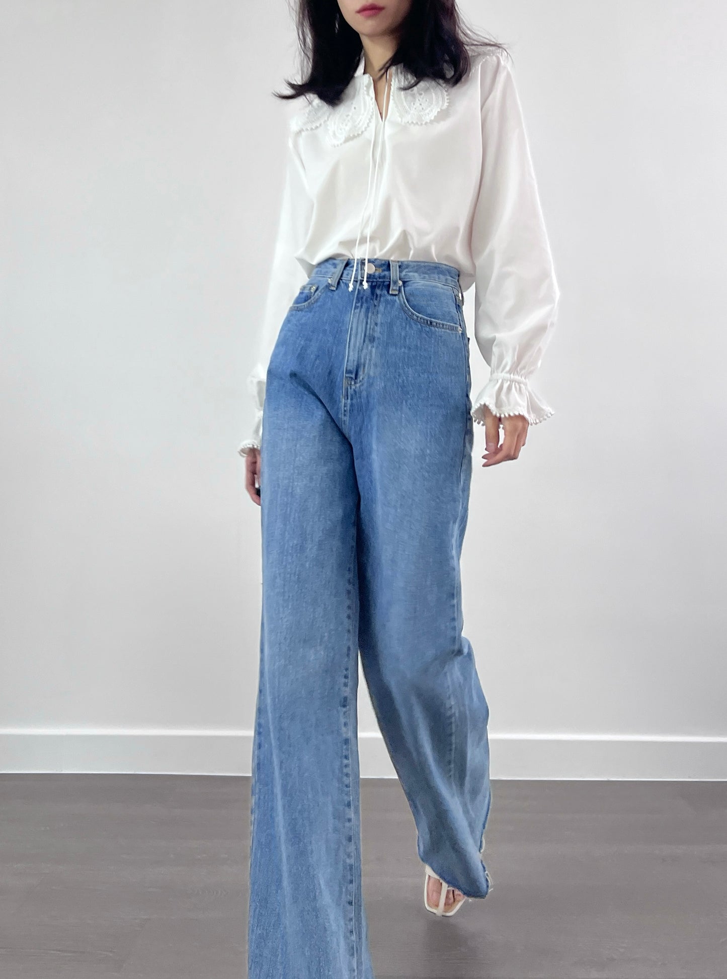 12PO 熱賣復活上架| 1224149 Lace Collar blouses