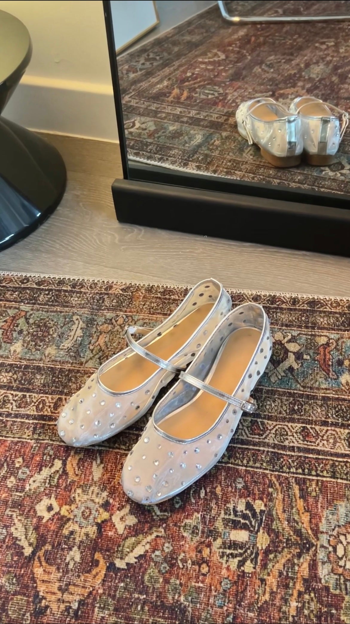 7PO | SH0059 2025SS 網紗閃閃Mary Jane