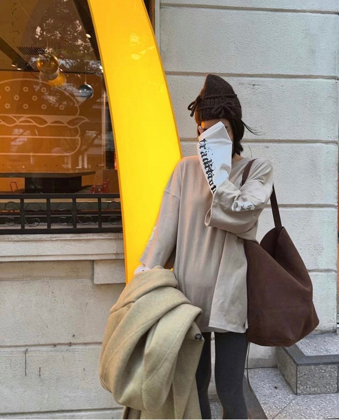 3PO|  BAG006  leather bucket bag