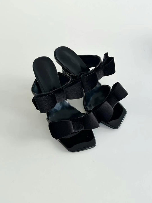 6PO | SH0052 Hot pick 蝴蝶高踭涼鞋