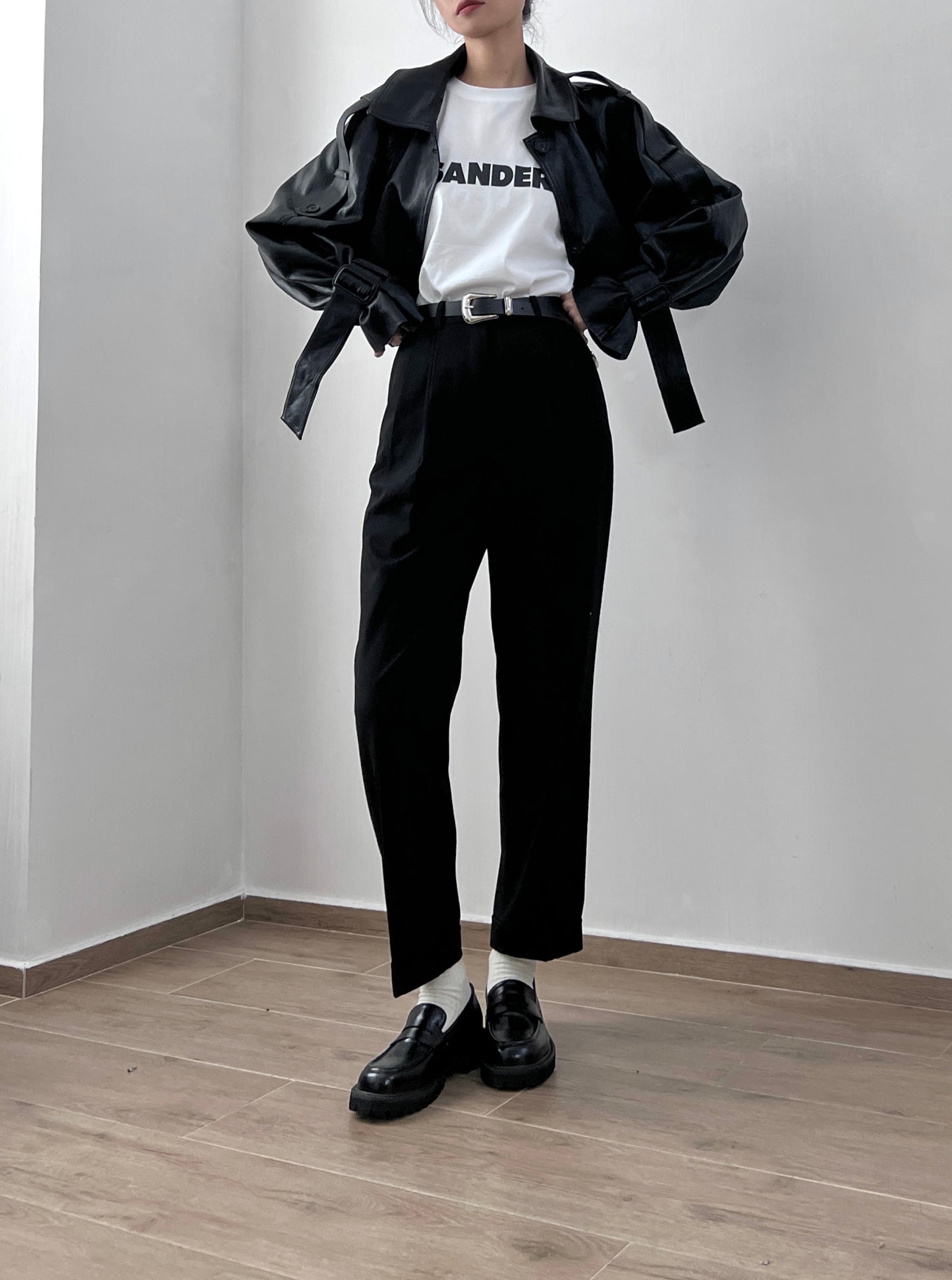 Sold out ✖️立秋PO No.12 Cuffed trousers